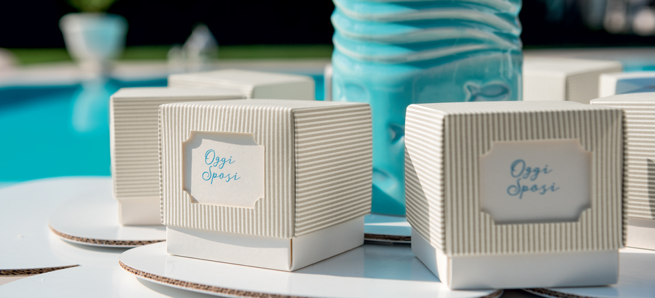 Favor boxes for wedding - Matrimonio d'Estate