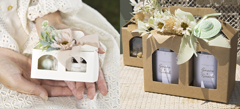Wedding favor packaging uk - Matrimonio Gastronomico