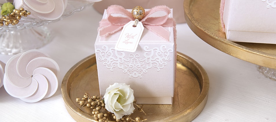 Hochzeit Gastgeschenke - Chantilly rosa