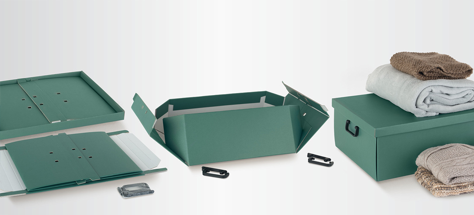 Praktische Boxen für Schränke