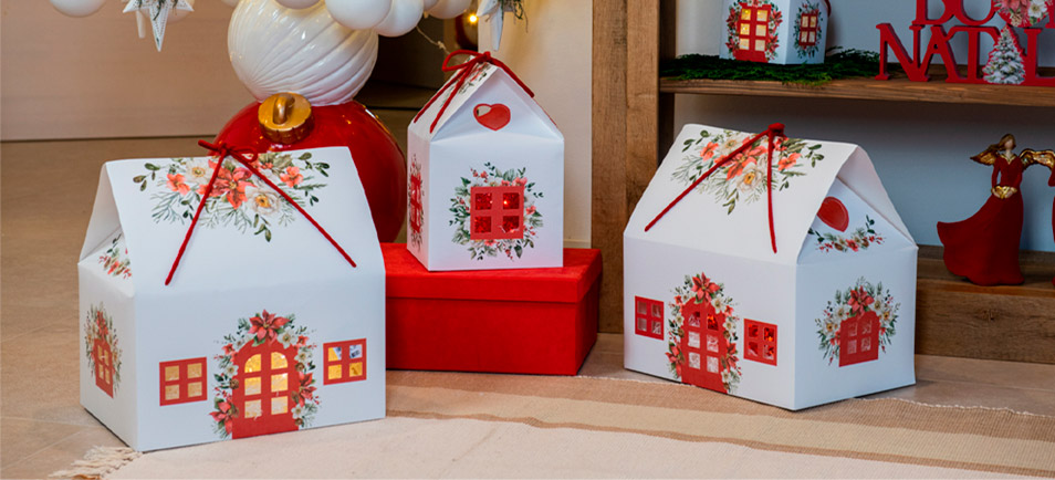 Christmas gift boxes - Little Houses