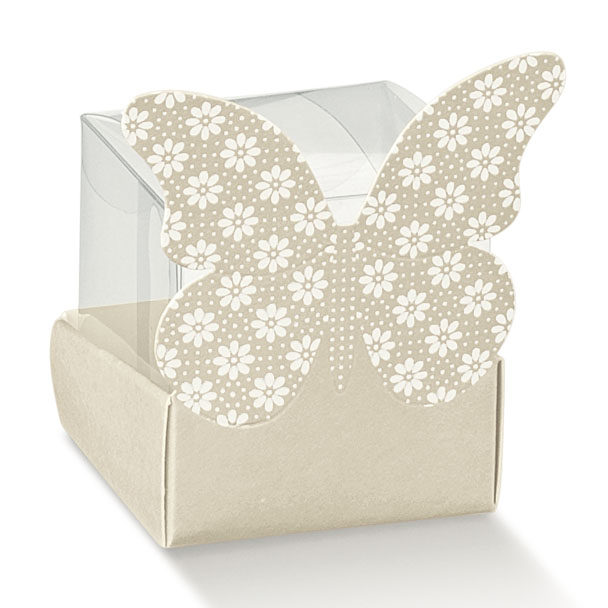 Cestello farfalla pois