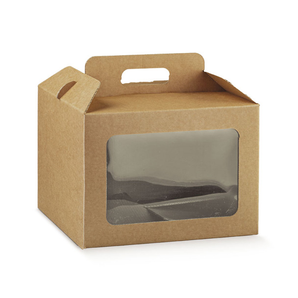 500ml Scatola di Insalata di Cartone Kraft Compostabile Marrone per Ristorante Catering e Feste TOROTON Set di Contenitore per Alimenti da Asporto con Finestra Visiva 50 Pezzi